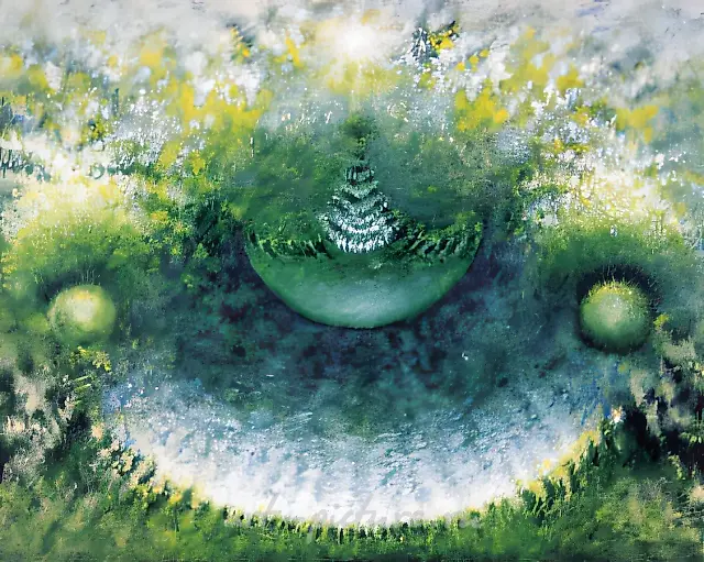 Composition, 1999, canvas, oil