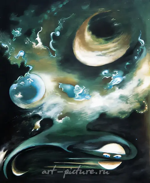 Composition, 1999, canvas, oil