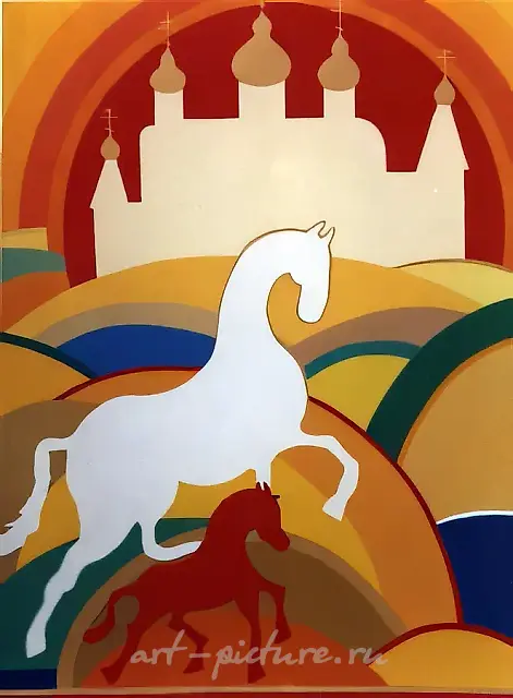 美与永恒，1996年，布面油画，79×59厘米