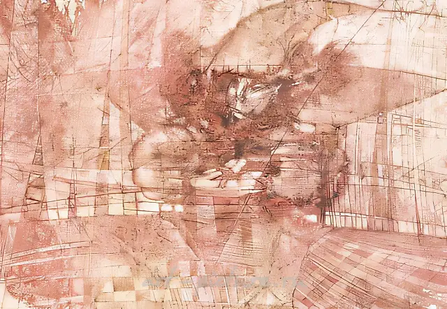 玩偶，1999年，纸本水彩，50×70