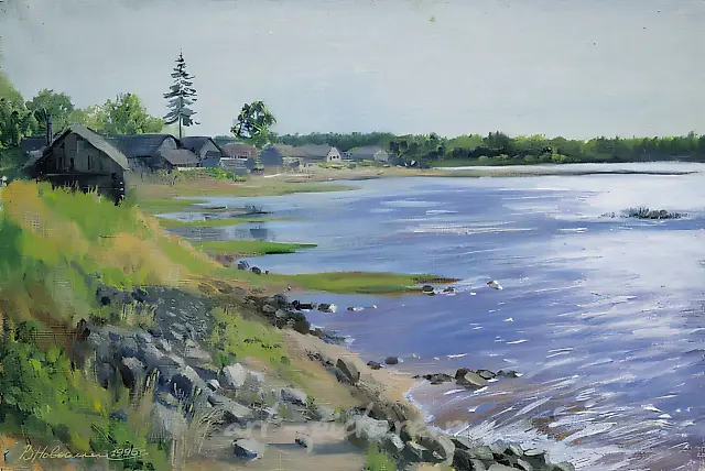 小北, 1996年, 布面油画, 40x60