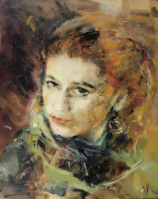 Self-Portrait, 1996, oil on canvas, 60x50