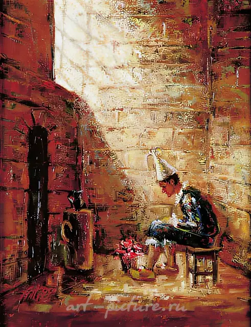 金色牢笼，1999年，布面油画，36×32，亚历山大·帕纽科夫