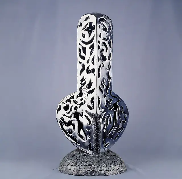 Temptation, 1999, steel, author’s technique, 70x35x40