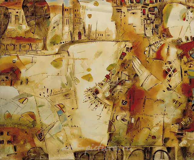 Легенды Санкт-Петербурга, 1997, холст, масло, 100х120