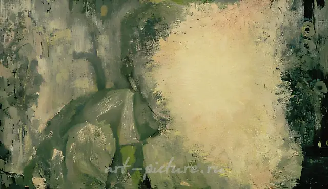 亲吻的气场，1999，布面油画，60×100