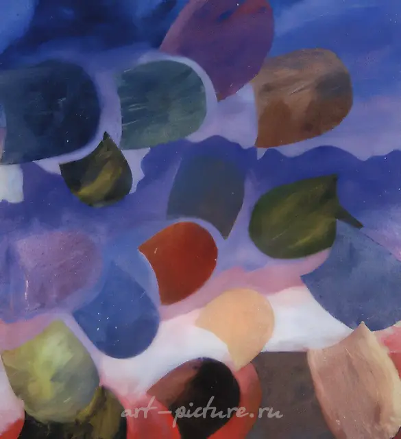 Bear`s ears, 1995, canvas, oil, 100x100, $700 Author`s property