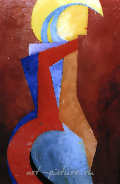 Amazon, 1998, canvas, oil, 60x40, $400 Author`s property