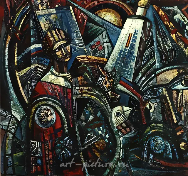 Renascence, 1995, oil on canvas, 145х130 $7.000