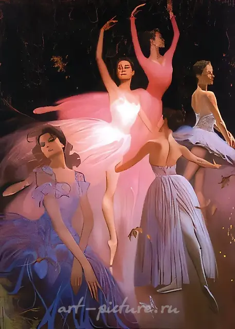 Celestial harmony, 1996, oil on canvas, 150х110