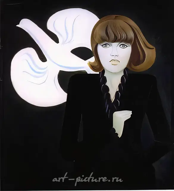 珍惜白色的鸟，2000年，蛋彩画布，90.5x83.5厘米