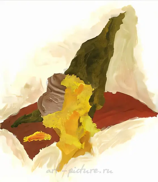 静物，棕色调，1999年，木板，水粉，40x30