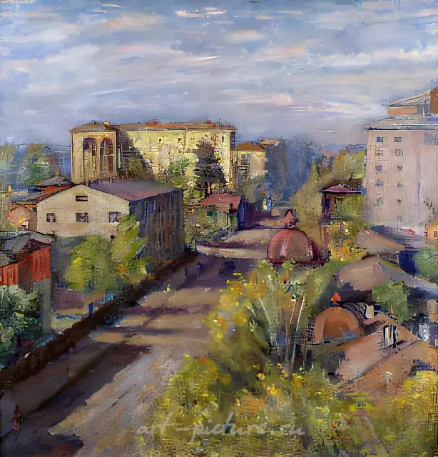Verkhnaia Maslovka in autumn, 1946, oil on canvas, 76х72,5 Property Rubanov V.I. and Rubanova E.I.