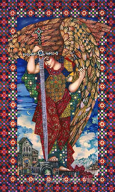 Angel, 1997, oil on canvas, 110x70 Privat collection. USA