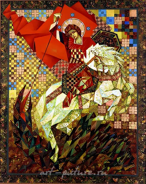 Saint George, 1991, oil on canvas, 100x80 Privat collection. USA