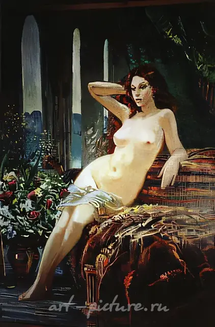 Pont-Euxin, 1996, oil on canvas, 120х80 Privat collection. Moscow