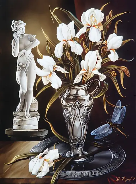Mysterious stranger, 2000, oil on canvas, 40x30