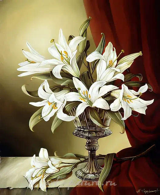 Royal flower, 2000, oil on canvas, 50x40