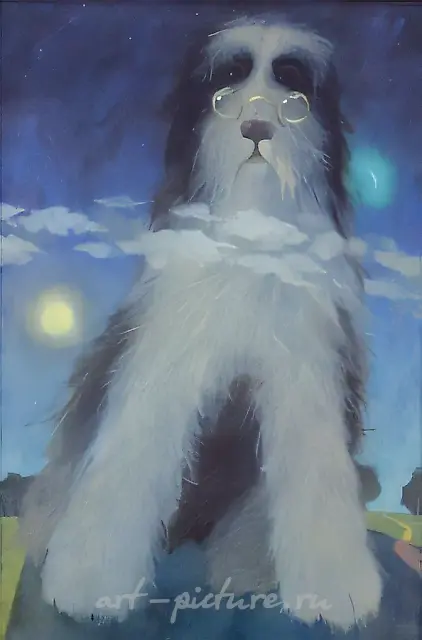 Dogosapiens, 2001, oil on canvas, 70х90, $1.200