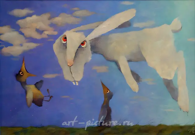 Levitation, 2001, oil on canvas, 60х40, $800