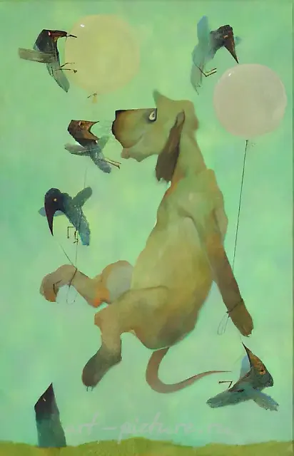 Ikar, 2001, oil on canvas, 70х100, $1.800