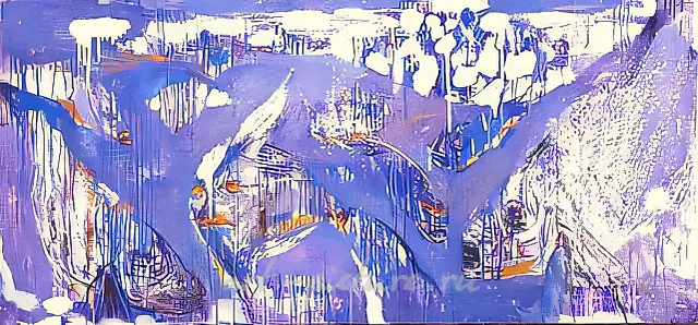 水族馆，2000年，综合材料，70x160。作者所有。