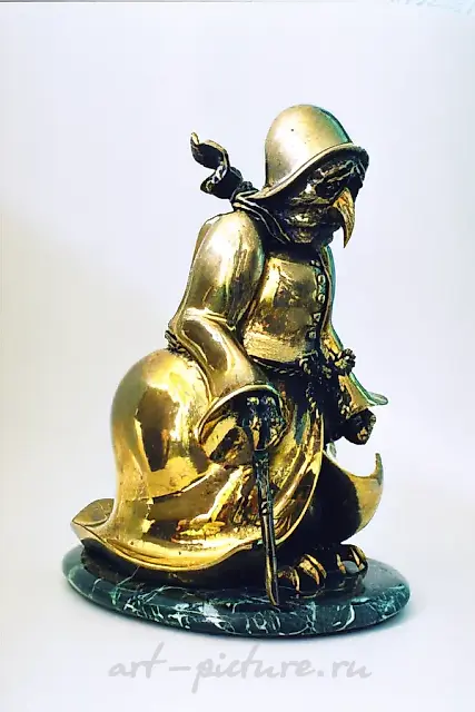 秋天，2000年，青铜，35x20x17