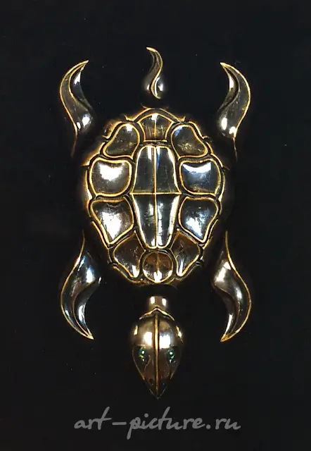 龟壳，1998年，青铜，70x100
