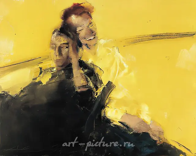 «Together», canvas/oil, 80x100. From the cycle «Men`s Games»
