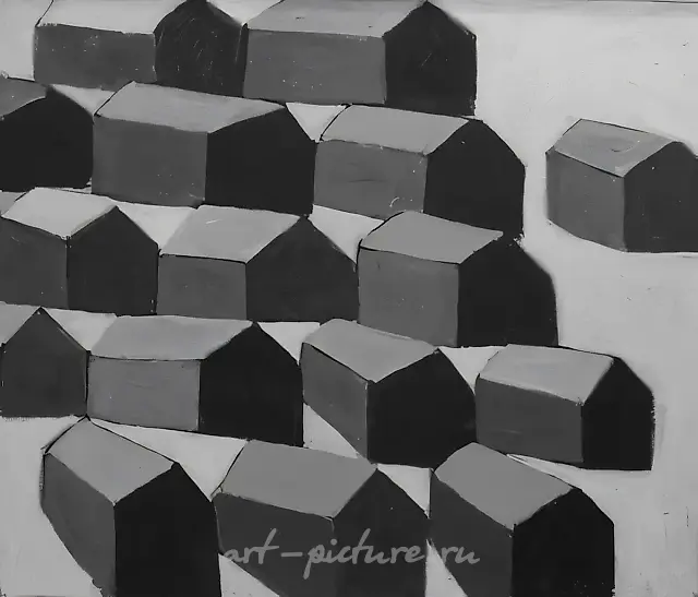 Anyz Zholud in the Russian Museum, 2009, Oil on canvas,