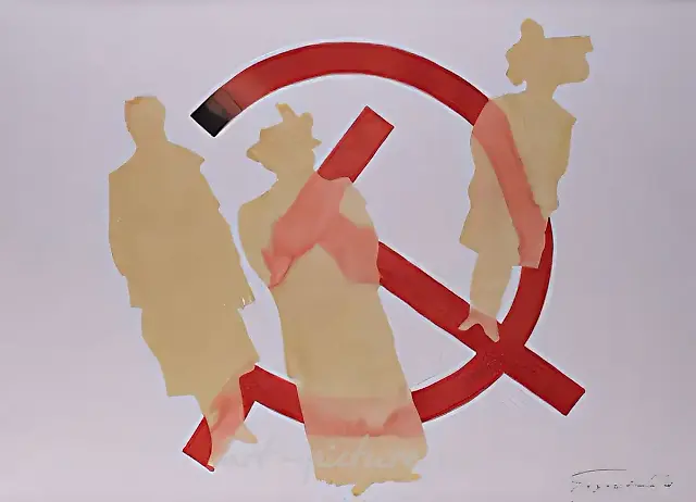 Композиция, 1988, акварель, 50x70
