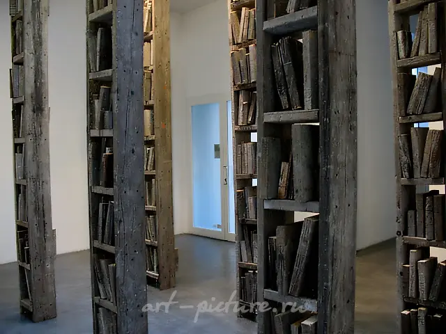 Pinoccio’s library, 2008, Installation, 350х40х30