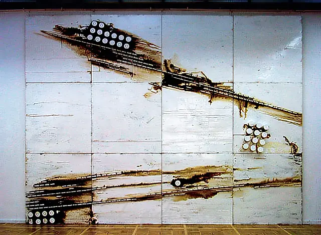Белый проект, 2005, инсталляция, 300x600