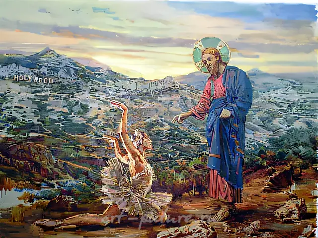 Hollywood, 2004, Painting, oil on sanvas, 175х234сm