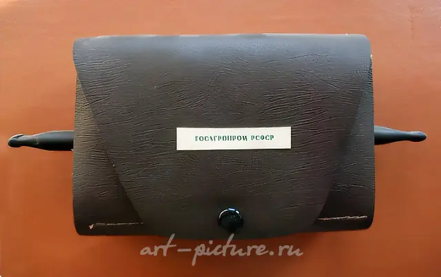"Gosagroprom", 1987, Mixed media,