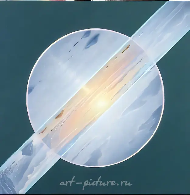 Krym, 2003, oil on canvas, 90x90сm