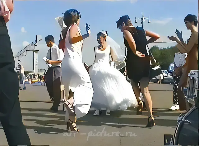 Happy End, 2001, кадр из видео, около 18 мин.