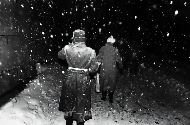 From the project "Heavy breath of winter" (2004-05), 2005, B/W photo, 30x40 cm