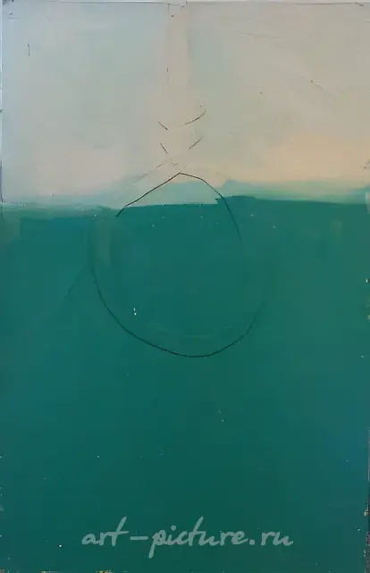 Fragment of interior, 1989, mixed media, 123 x 79 cm. Collection of Rigas Gallerija