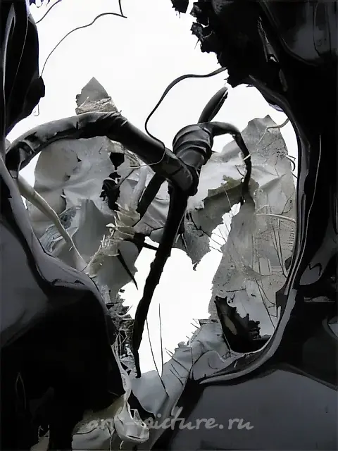 Angel of chaos, 2007, mixed media, 280 x 200 x 150 cm.
