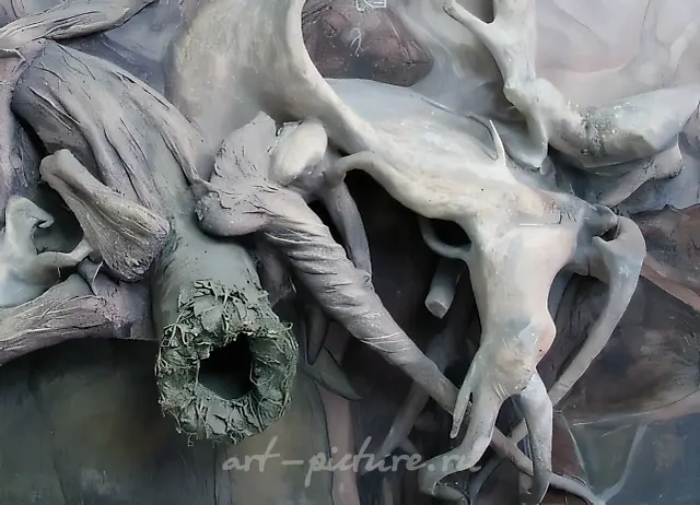 Рассеяние формообразования, 2005, смешанная техника, 265x600 см