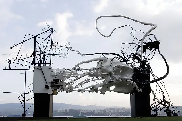 Biofeedback Art object
Model of bipolar activity, 2008, mixed media, 300х300х100 см