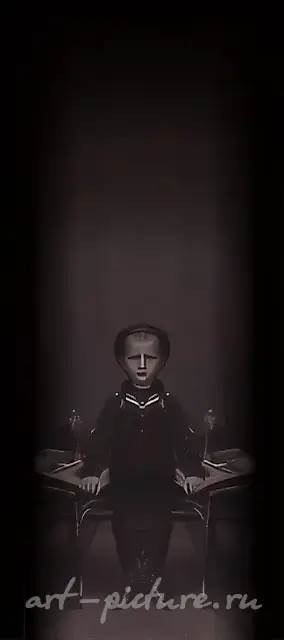 Boy light, 2009, photo, plastics, 270x120 cm Courtesy of Spaziocarbonesi