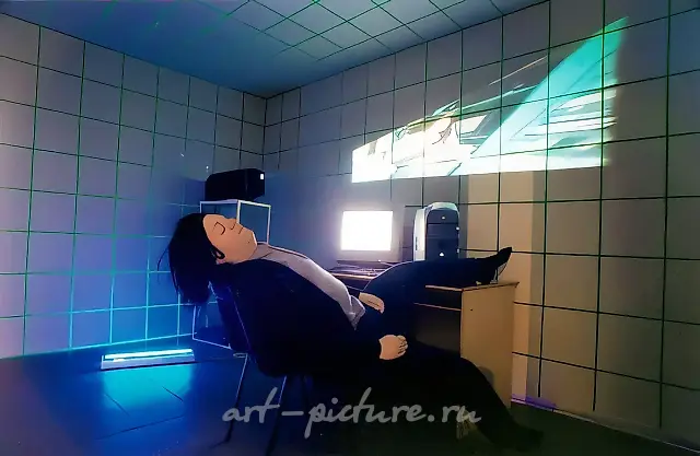 编剧的梦，2001，多媒体装置