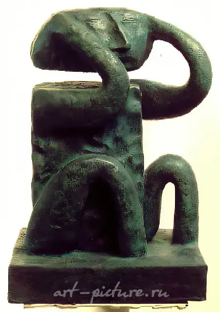 Morning, 1993, bronze, casting, 40x20x15 Author`s property  c 1993