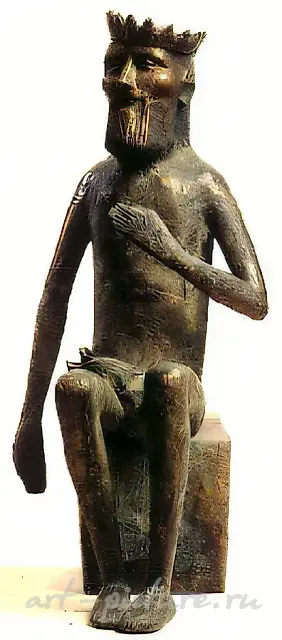 Old King, 1989, bronze, casting, 45x15x10 Author`s property  c 1993