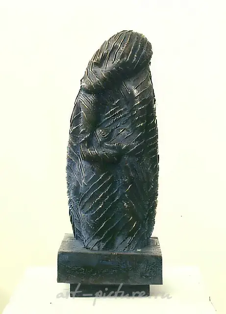 Rain Man, 1992, bronze, casting, 40x12x15 Author`s property  c 1993