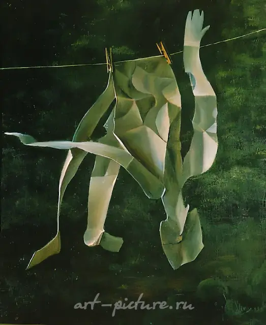 1. 来自《反转》系列，1986年，布面油画，60x50厘米。私人收藏，法国。