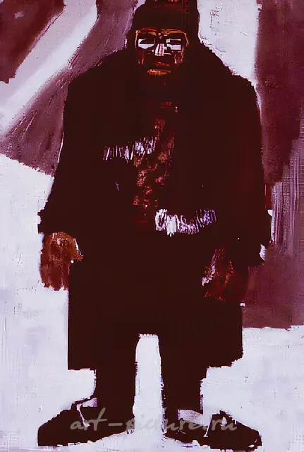 Грузчик Бурмота, 1977, холст, масло, 125х85 Собственность автора