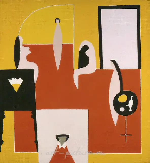 Theatre Person, 1989, canvas, oil, 131x121. «CITY» Gallery, Moscow